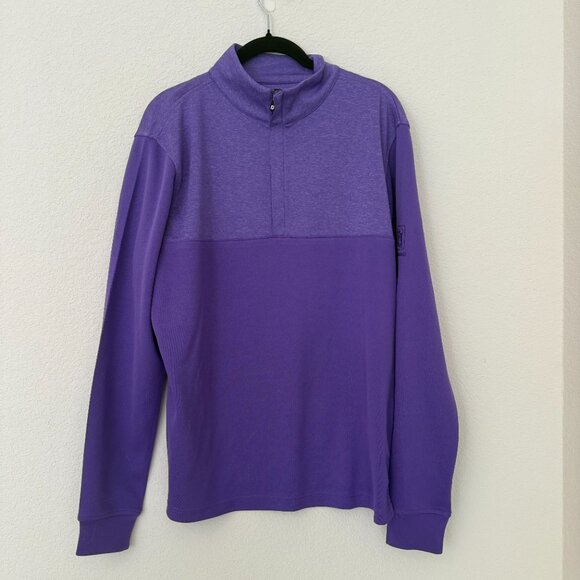 FJ Quarter Zip Purple | TPC Scottsdale - Picture 1 of 4